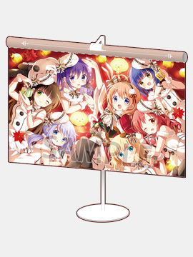 メロンブックス ご注文はうさぎですか？ 10th Anniversary FAIR スタンドタペストリー B