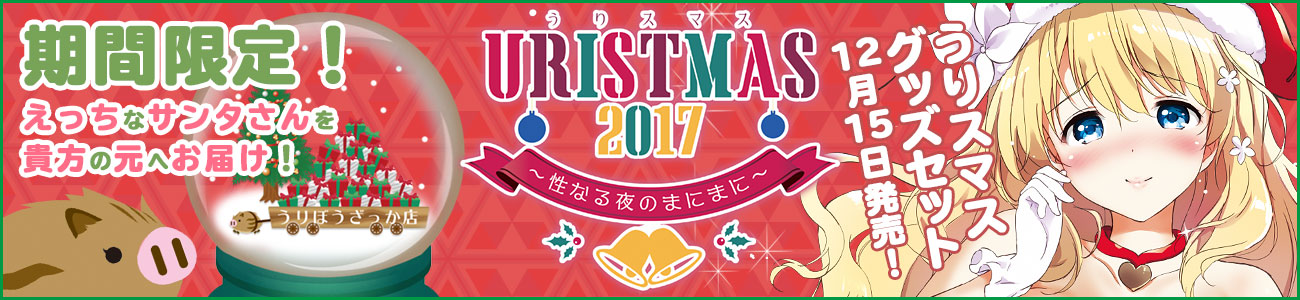 うりぼうざっか店 URISTMAS 2017 ~性なる夜のまにまに~