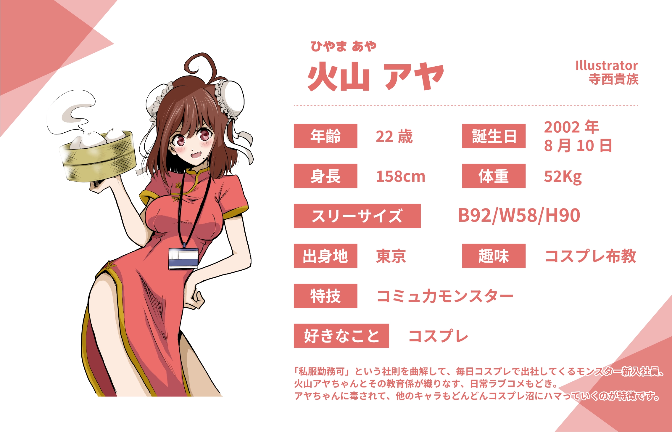 寺西貴族先生のうちのこ『火山アヤ』詳細