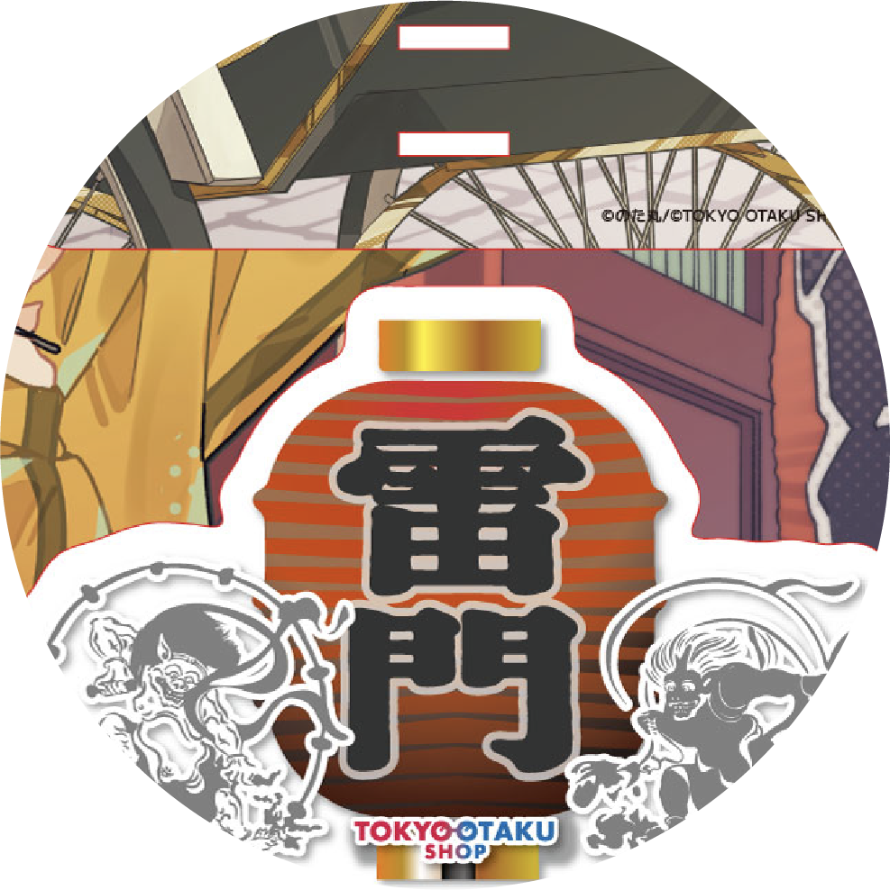 描き下ろし日本名所アクリルスタンド浅草雷門